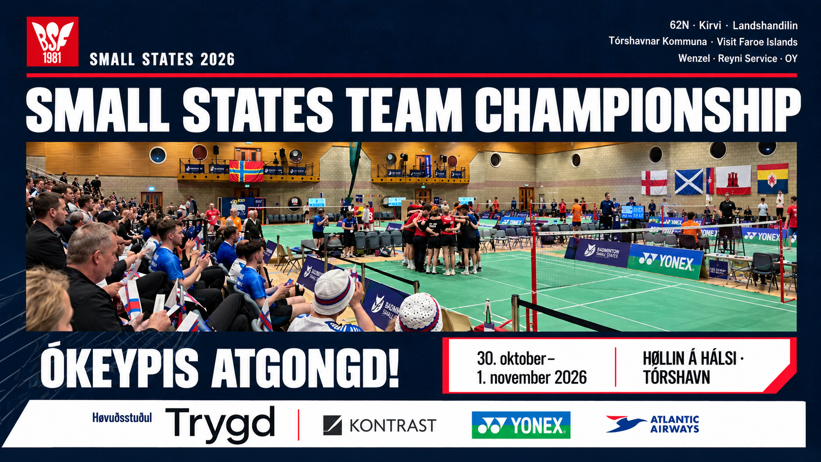 Small States of Europe Team Championship 2026 - Altjóða ...